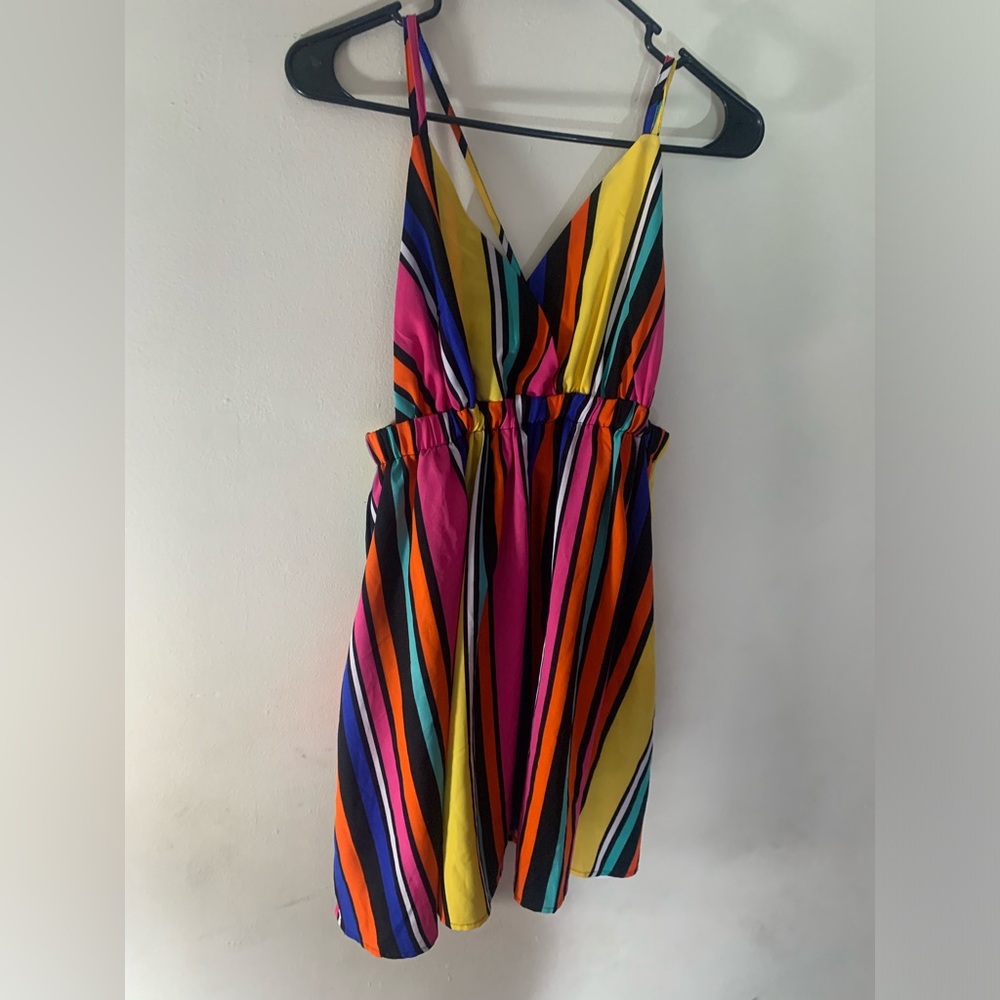 Multicolor Striped Dress